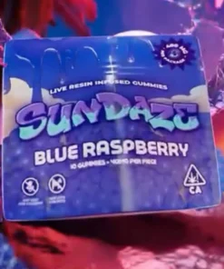 SUNDAZE GUMMIES BLUE RASPBERRY